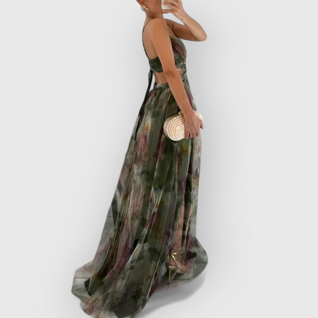 Vada | Maxi dress with floral print
