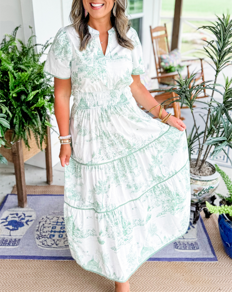 Emory | Classic Toile Maxi
