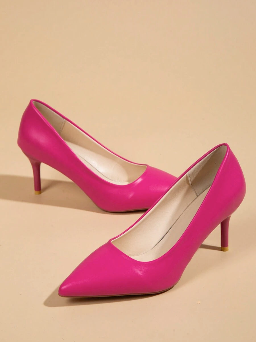 Camila – Two-Tone Buckle Slingbacks