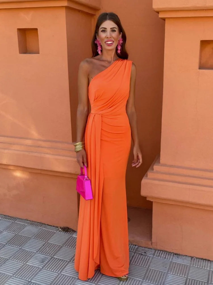 Lia™ - Asymmetrical Maxi Dress