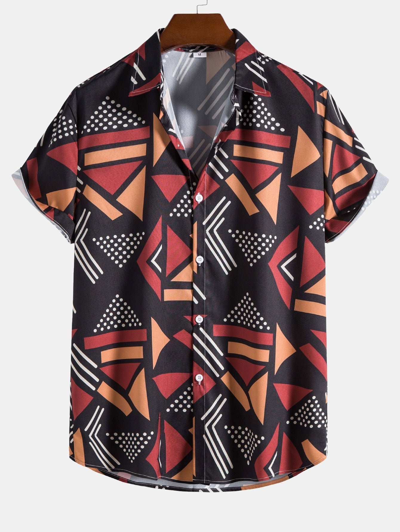 Oliver Geometric Print Shirt & Swim Shorts