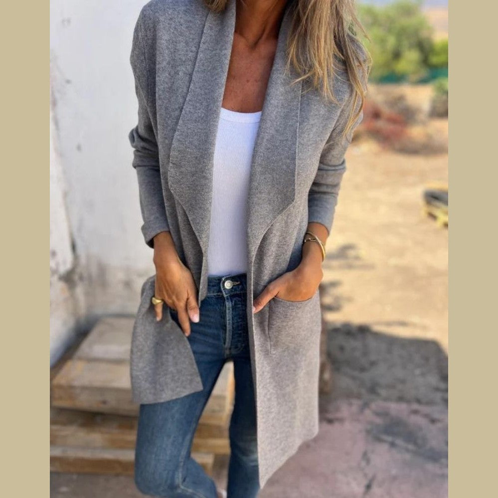 Florence | Casual Lapel Knit Cardigan
