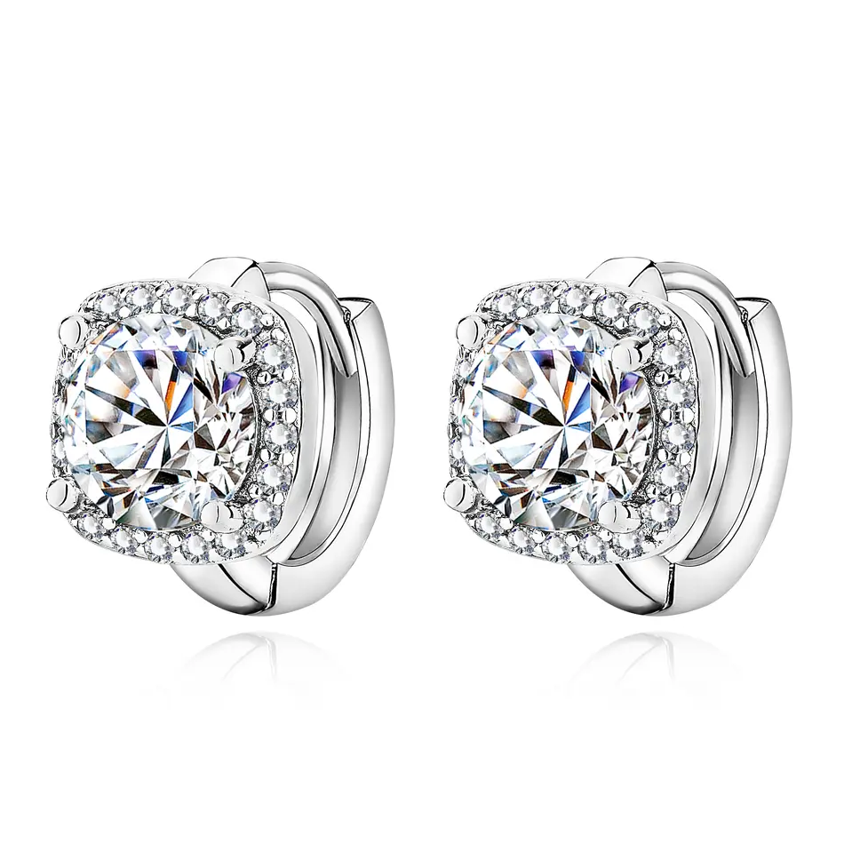 Nadine square earrings - Gold 18k