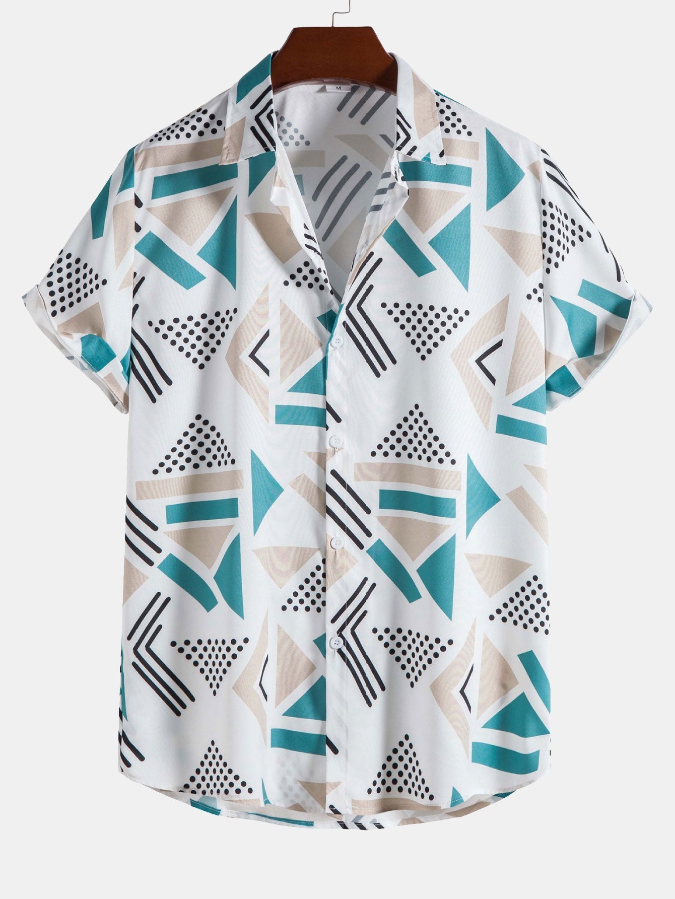 Oliver Geometric Print Shirt & Swim Shorts