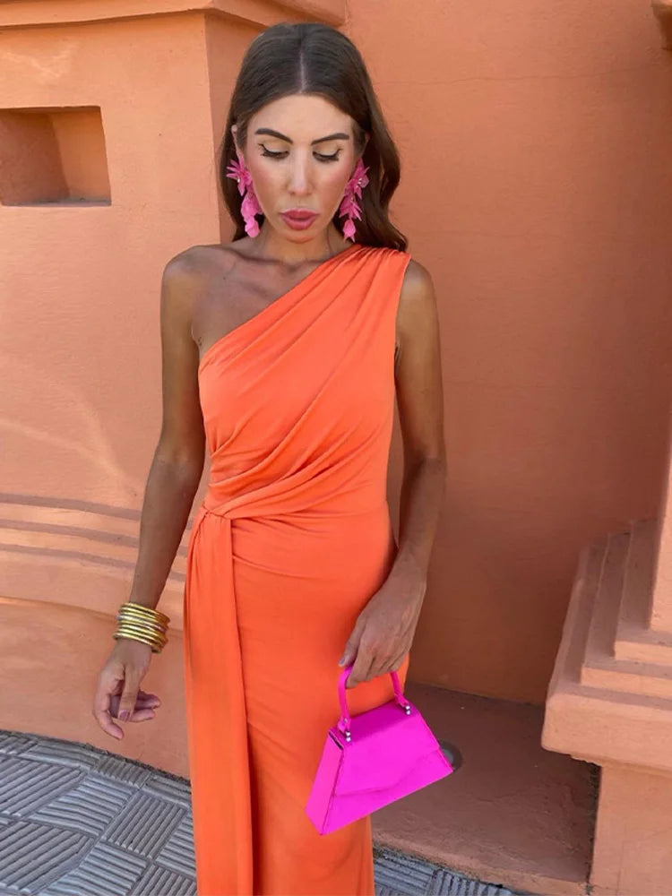 Lia™ - Asymmetrical Maxi Dress