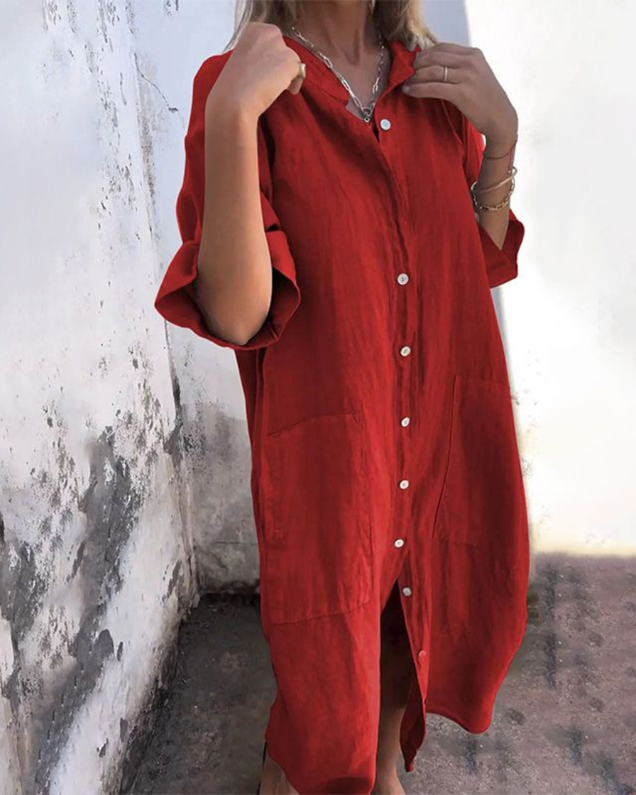 Faith | Boho Shirt Dress