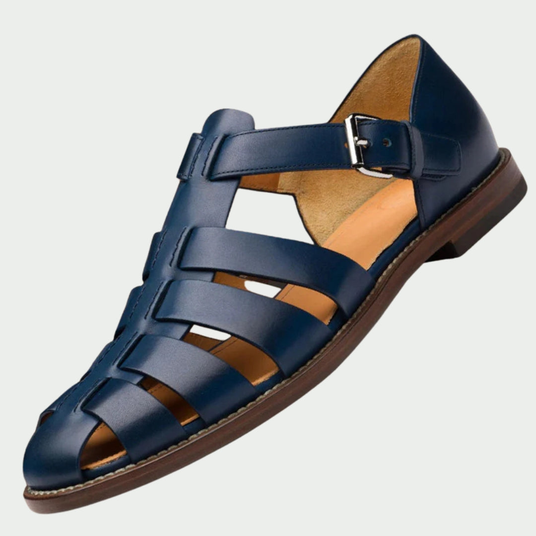 Elegance of Classic Leather Fisherman Sandals
