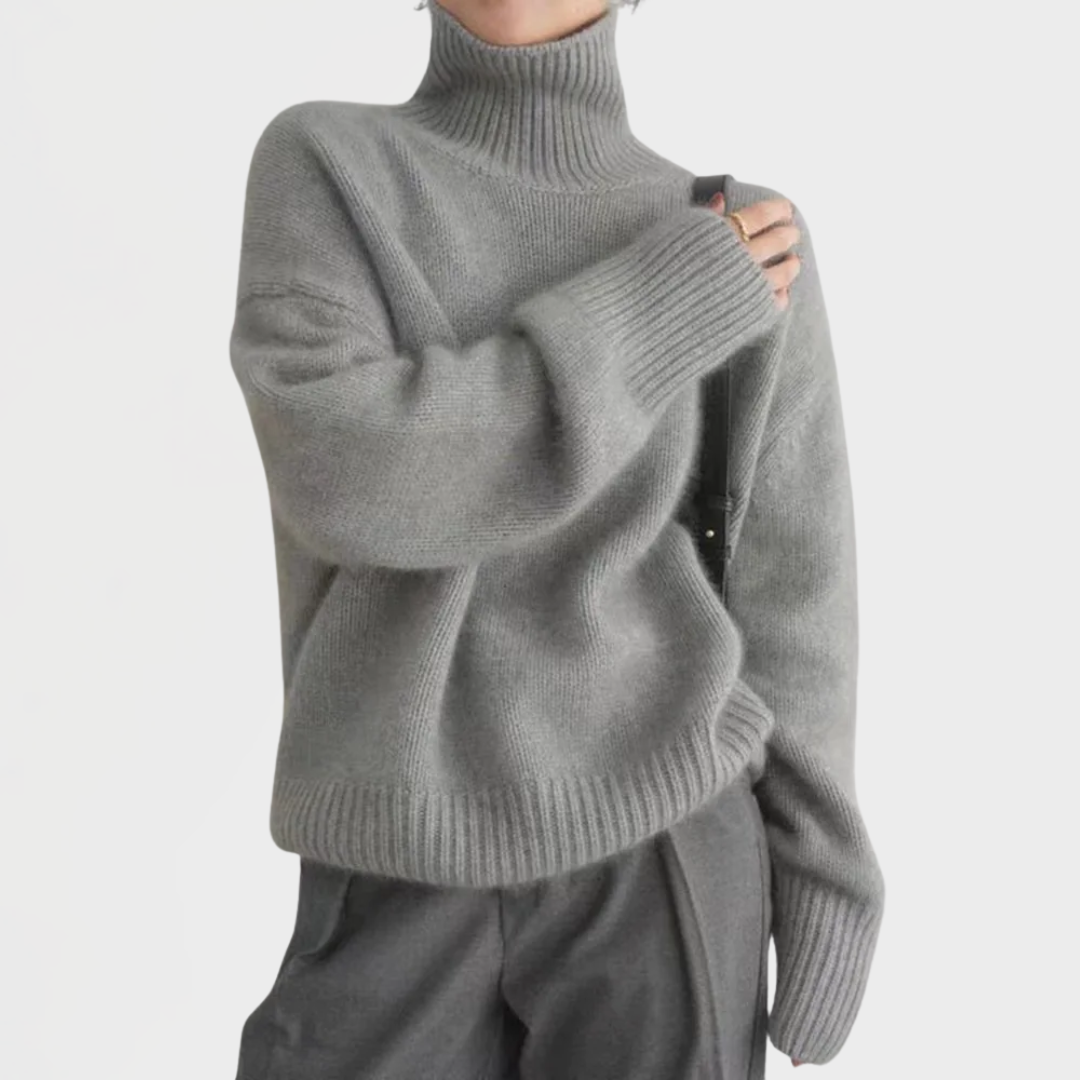 Isabella - High Collar Cashmere