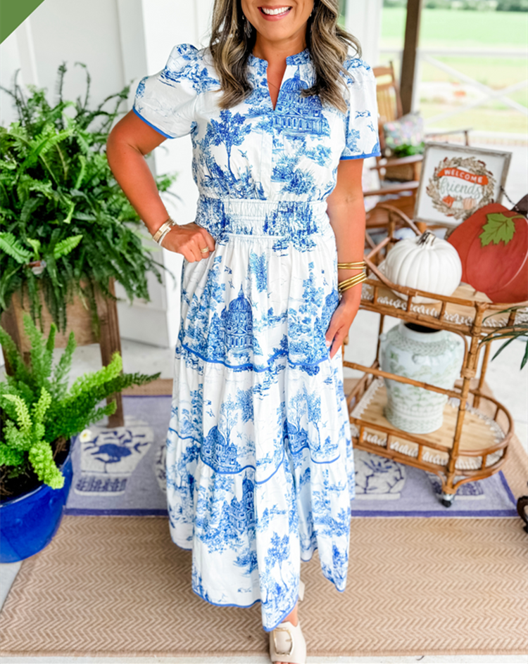 Emory | Classic Toile Maxi