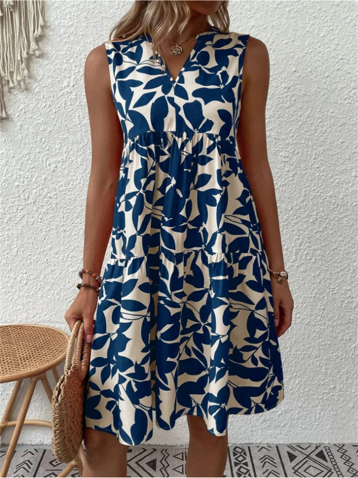 Theia | Blooming Flowy Dress