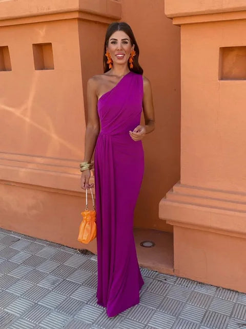 Lia™ - Asymmetrical Maxi Dress