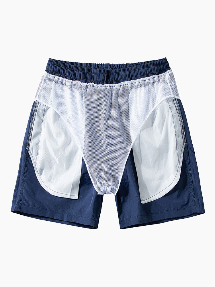 Oliver Geometric Print Shirt & Swim Shorts