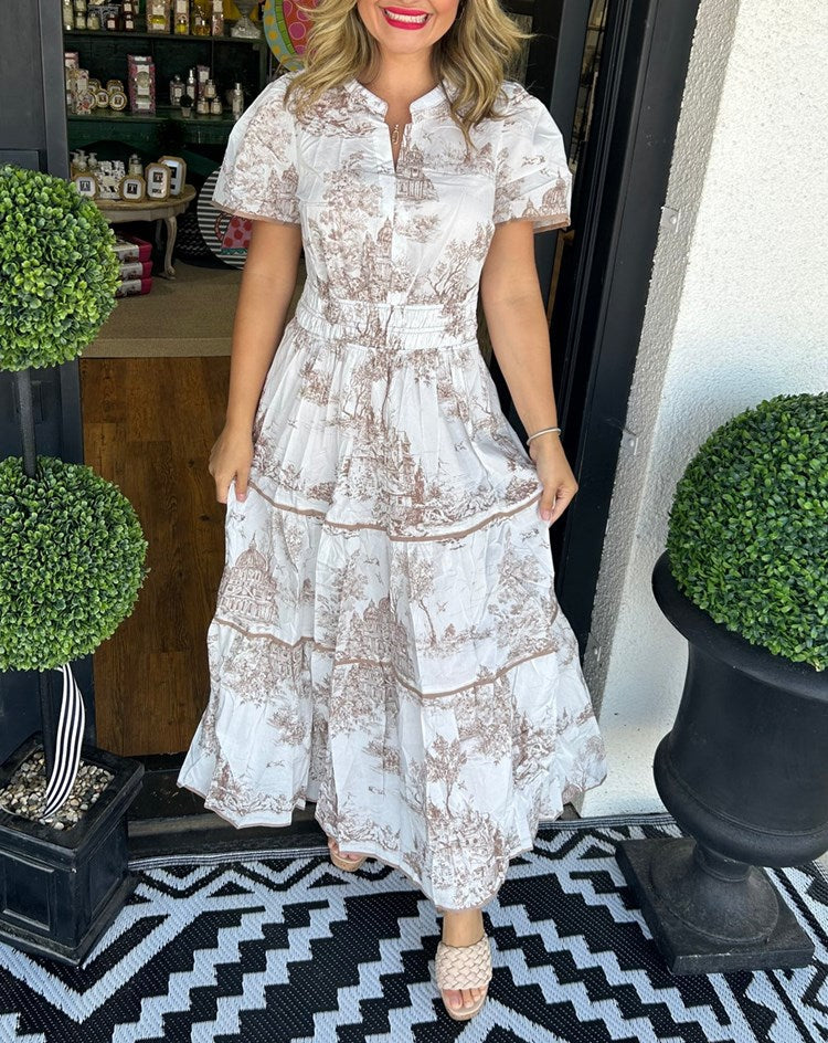 Emory | Classic Toile Maxi