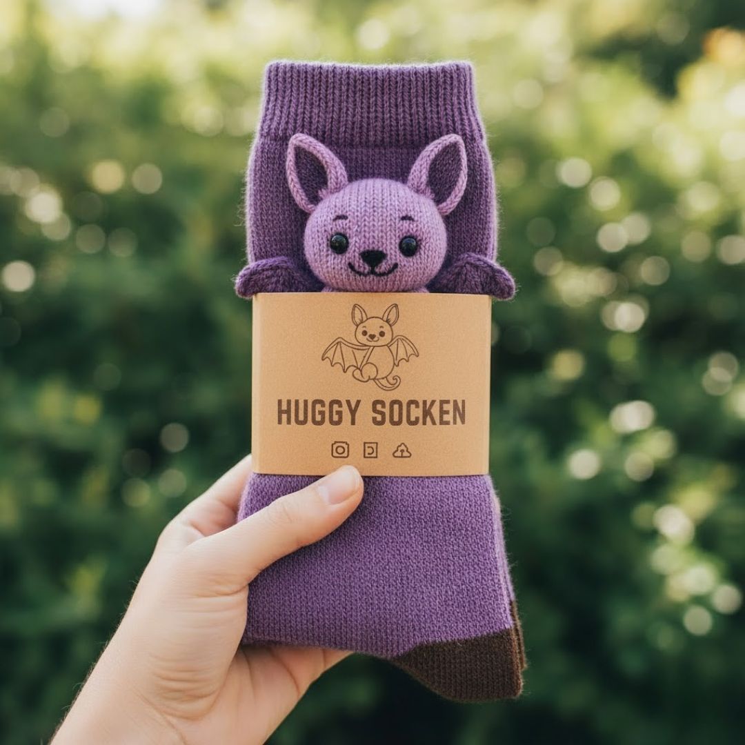Hugo | Ultra-Soft Cozy Animal Socks