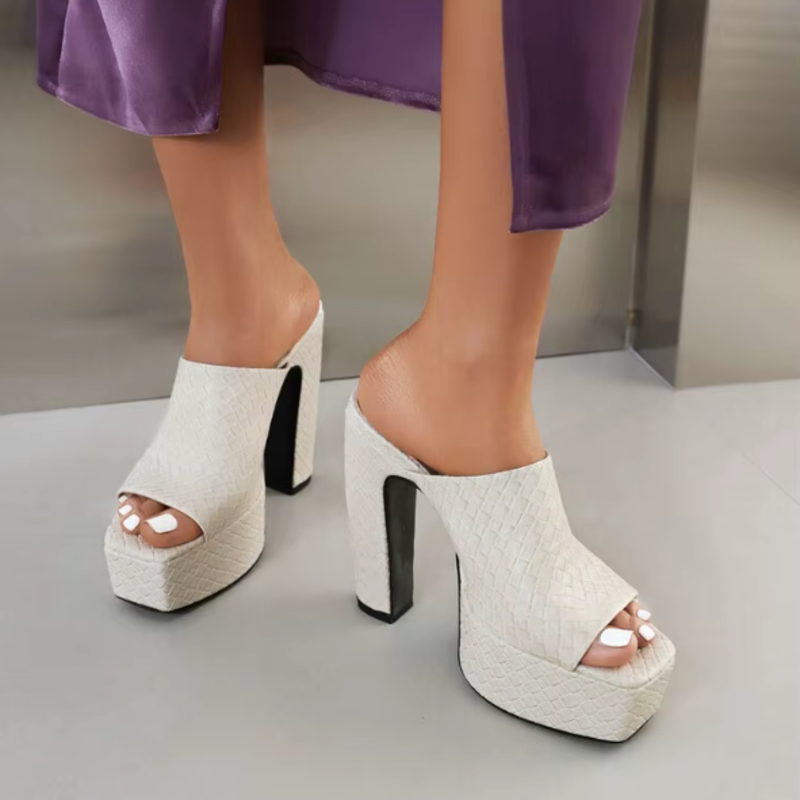 Brooke | Leather Platform Sandals
