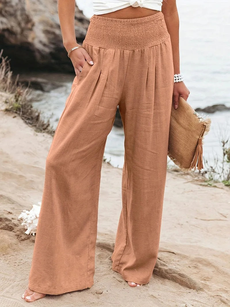Nina | Palmera Linen Pants