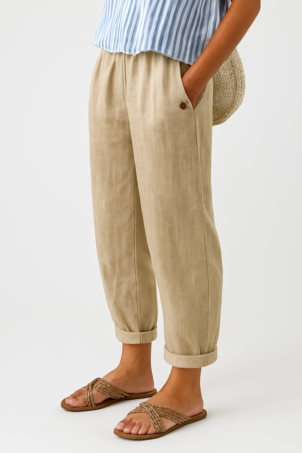 Emily - Stylish Pants With Side Pockets