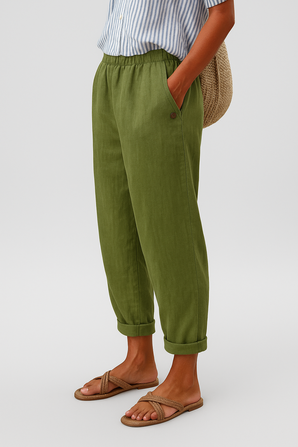 Emily - Stylish Pants With Side Pockets