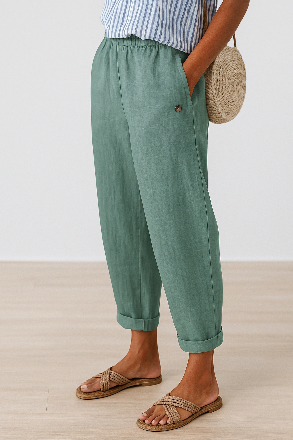 Emily - Stylish Pants With Side Pockets