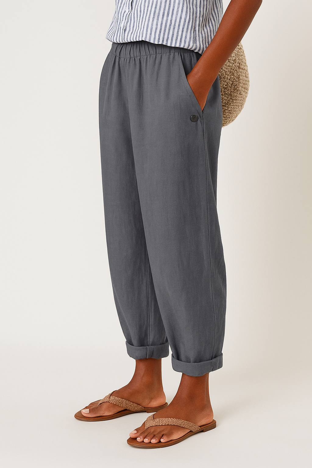 Emily - Stylish Pants With Side Pockets