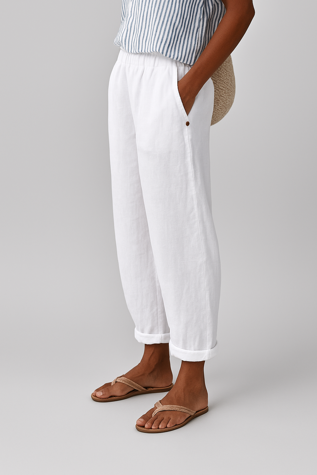 Emily - Stylish Pants With Side Pockets