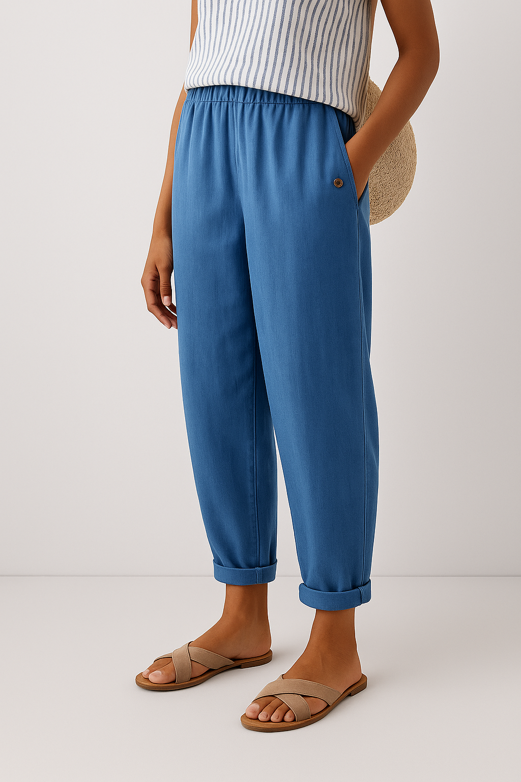 Emily - Stylish Pants With Side Pockets