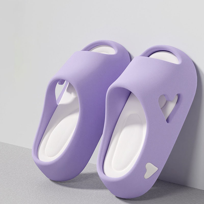 Sofia - Lightweight Heart Design Flip Flops
