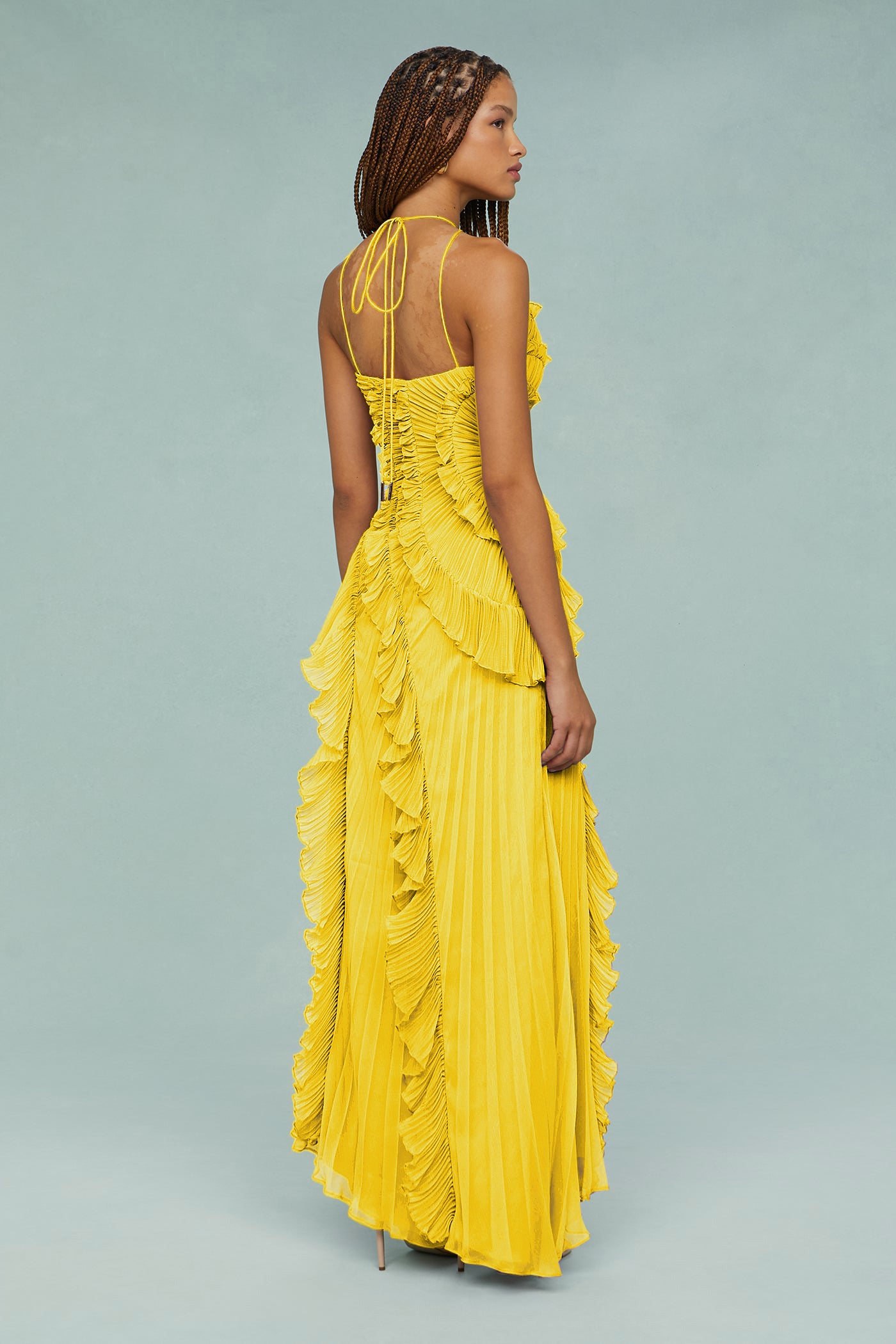 Marina – Ocean Whirlpool Maxi Dress