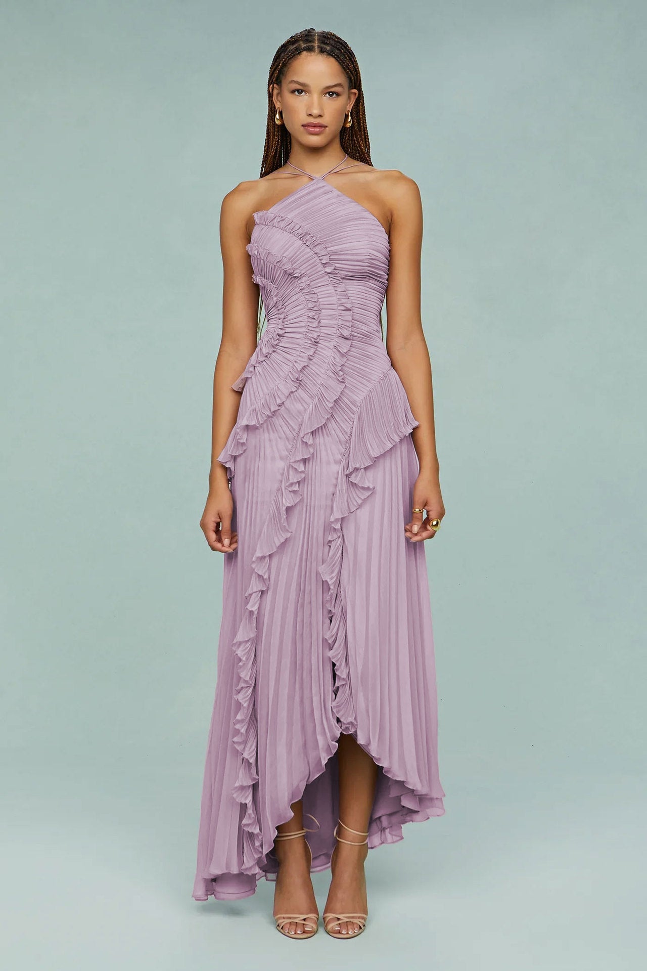 Marina – Ocean Whirlpool Maxi Dress