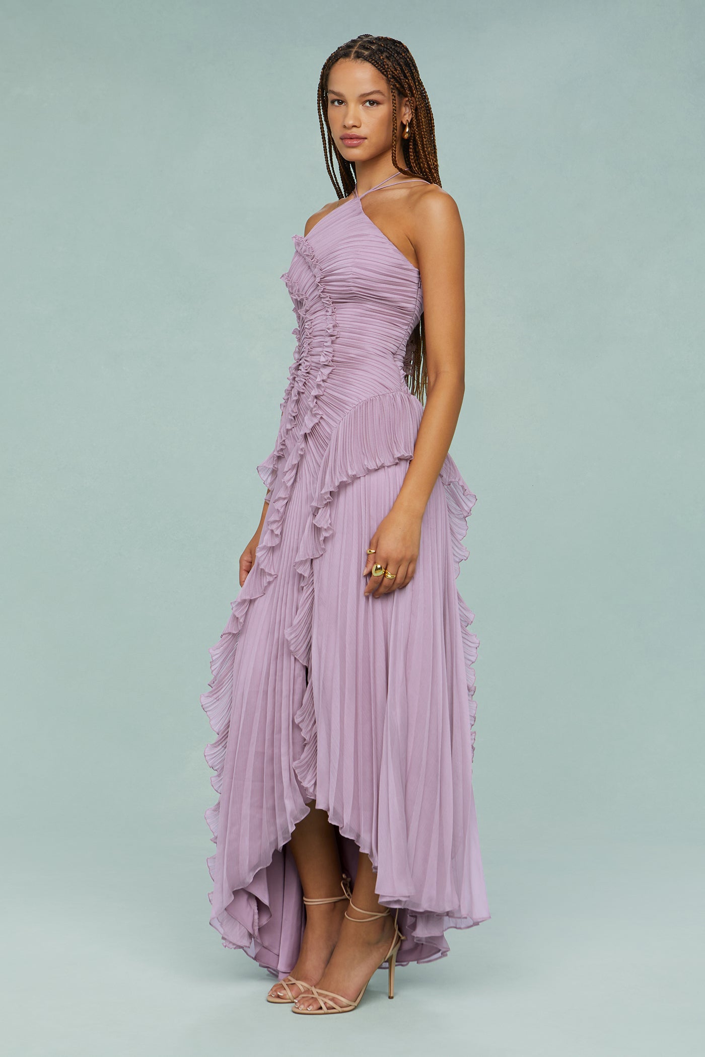 Marina – Ocean Whirlpool Maxi Dress