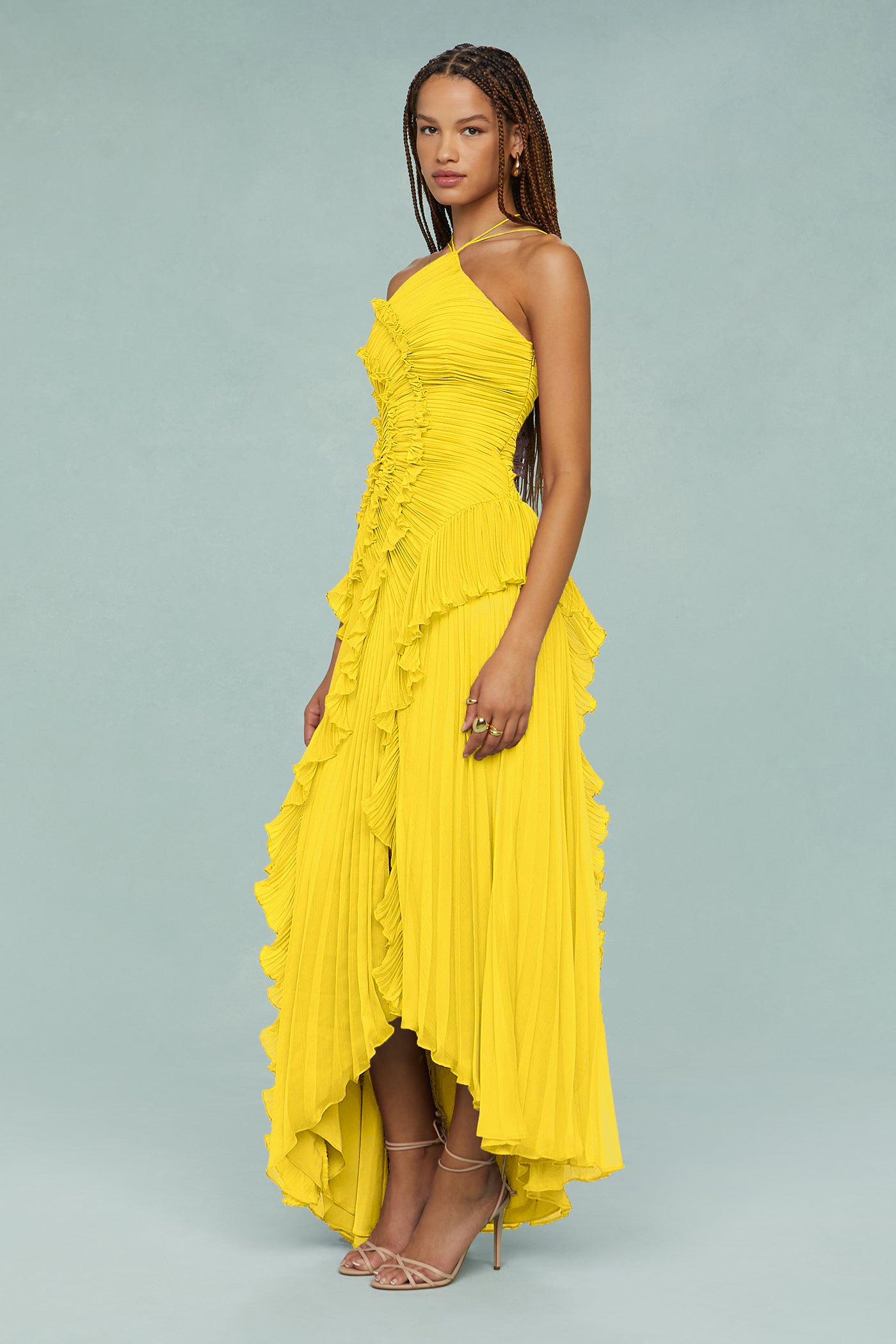 Marina – Ocean Whirlpool Maxi Dress