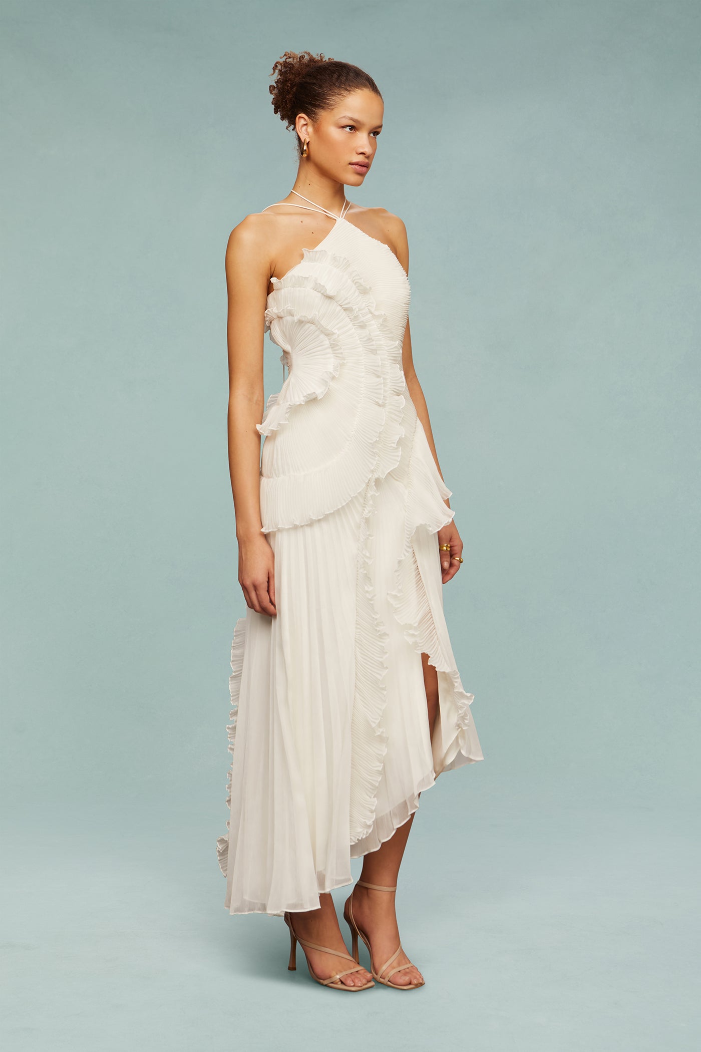 Marina – Ocean Whirlpool Maxi Dress