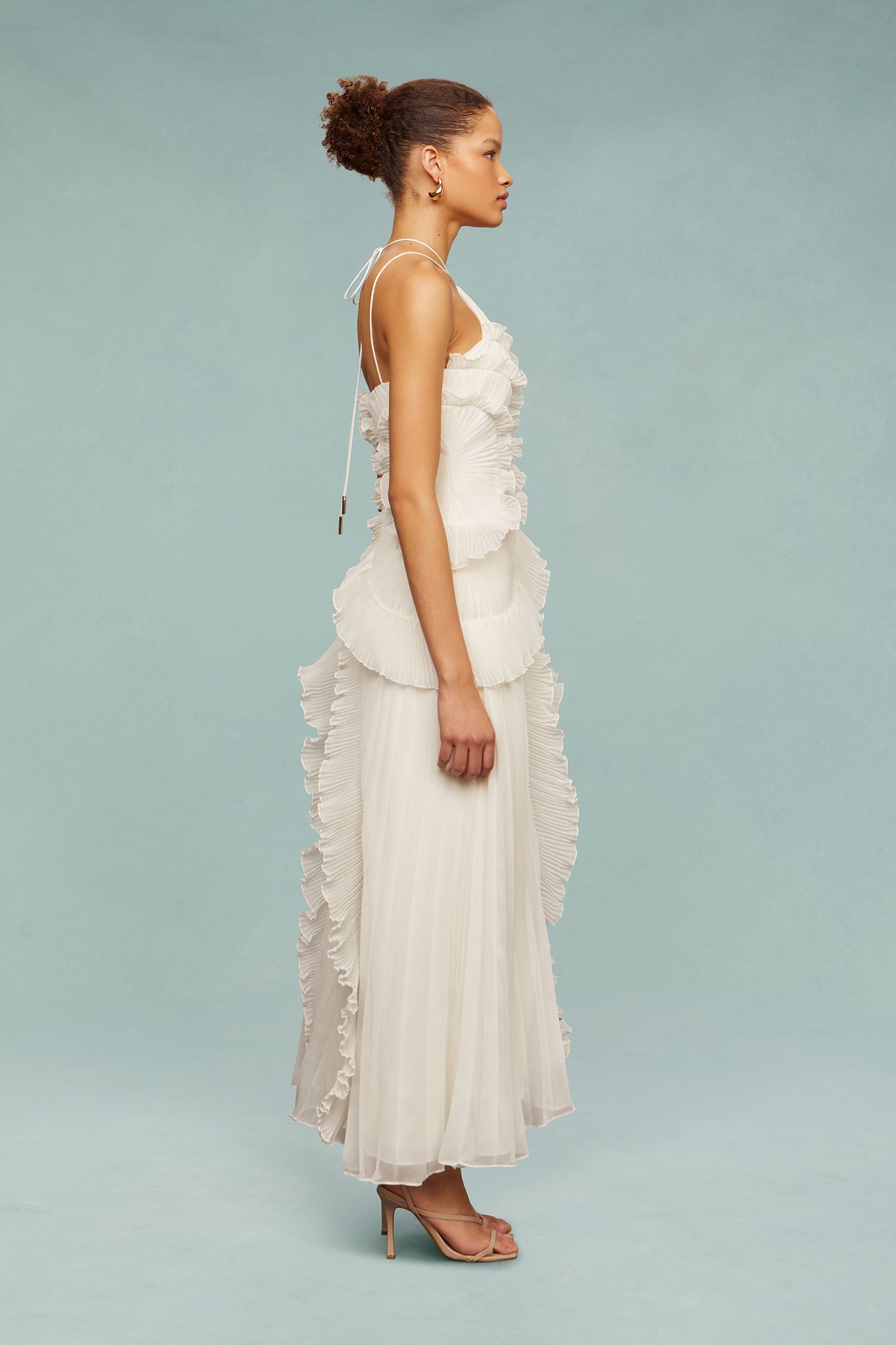 Marina – Ocean Whirlpool Maxi Dress