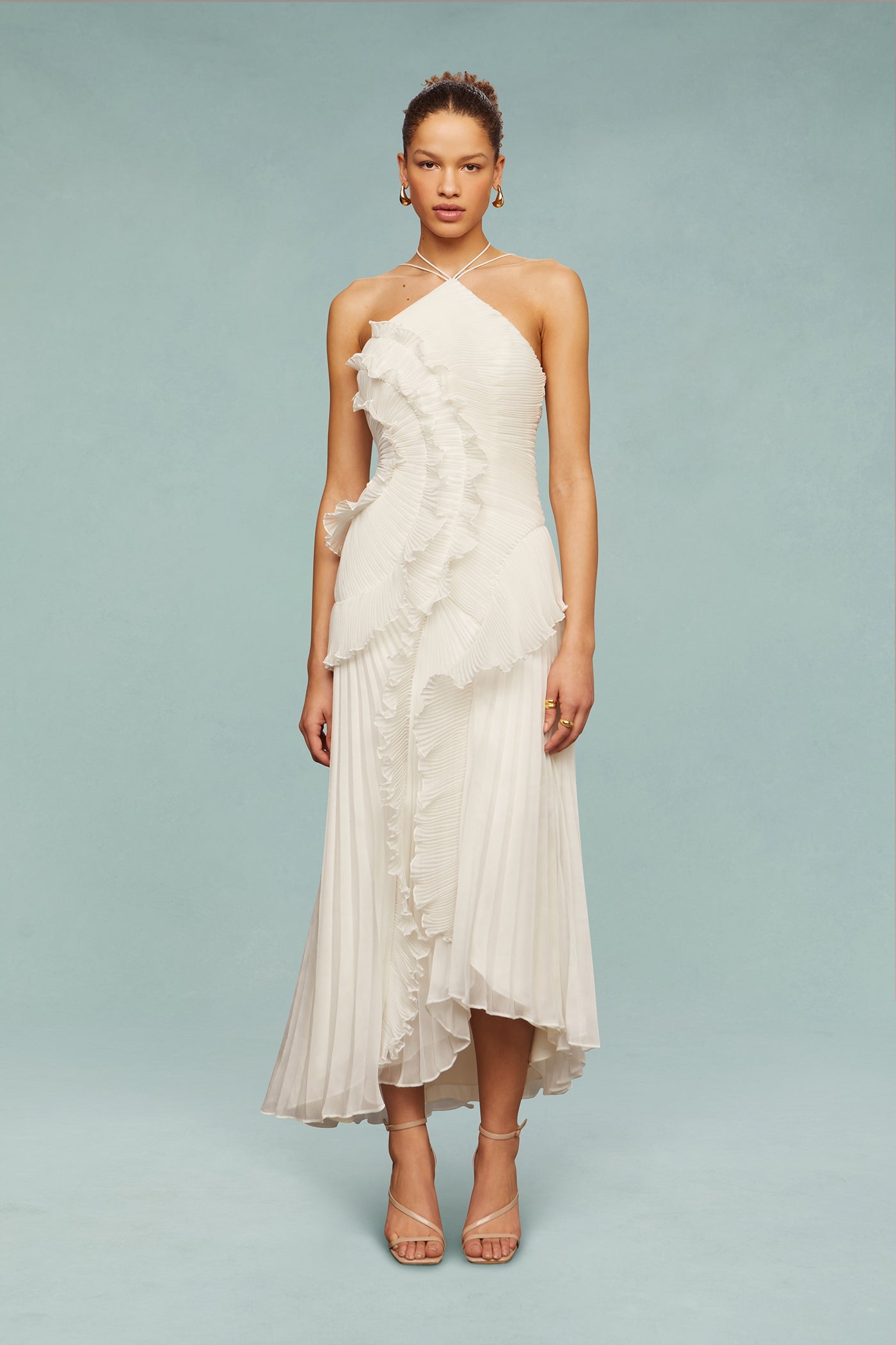 Marina – Ocean Whirlpool Maxi Dress