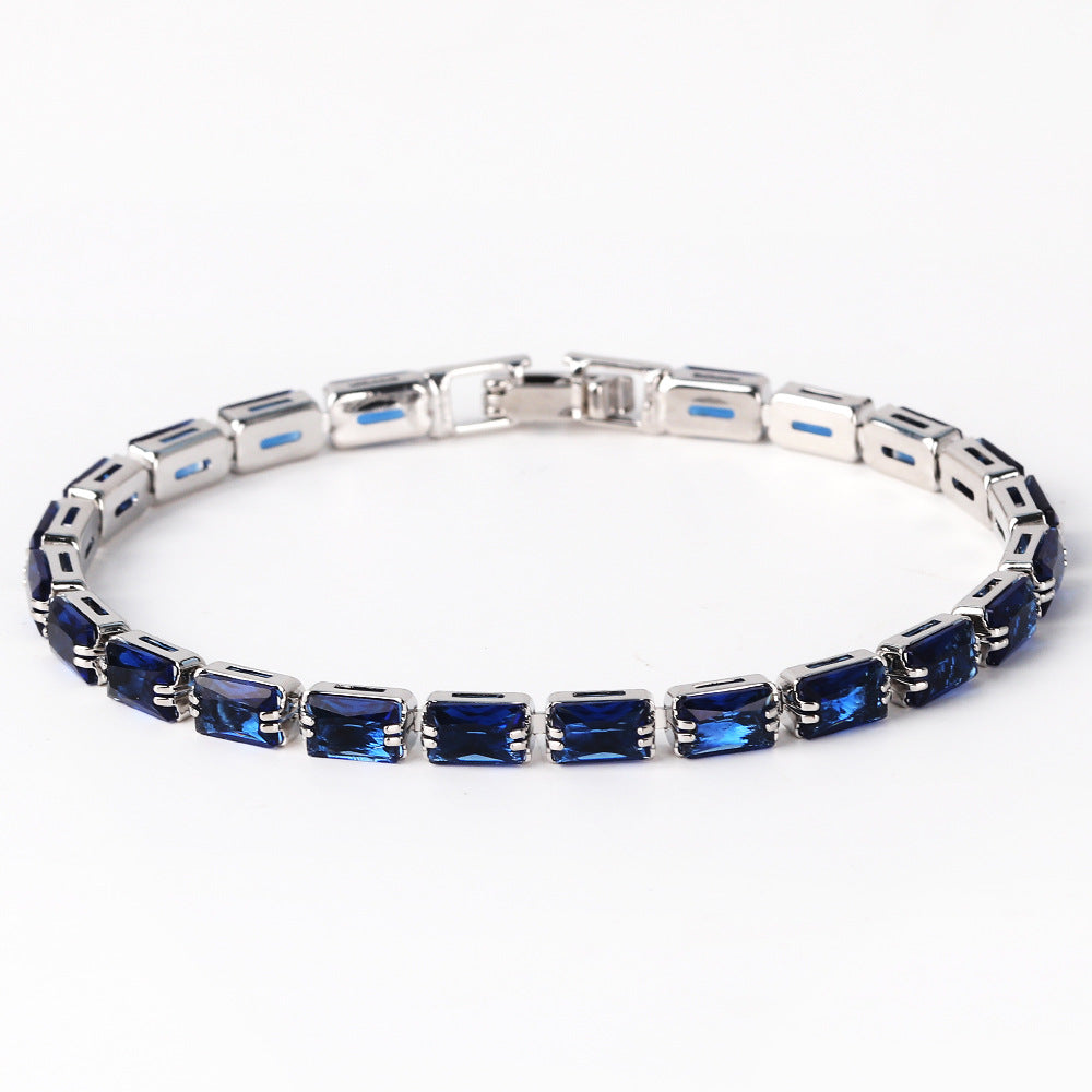 Mireda Thalindra Bracelet | White Gold 16k