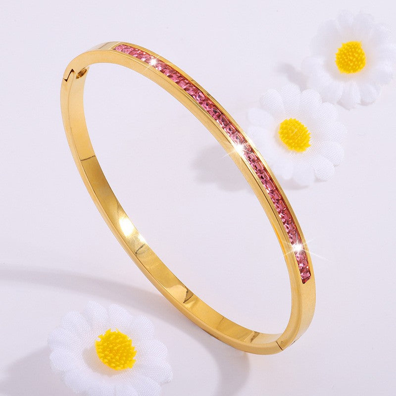 Liora Bellanotte Bracelet Green | Gold 16k