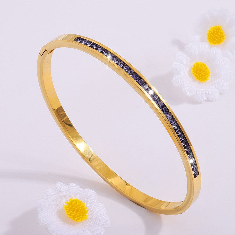 Liora Bellanotte Bracelet Green | Gold 16k