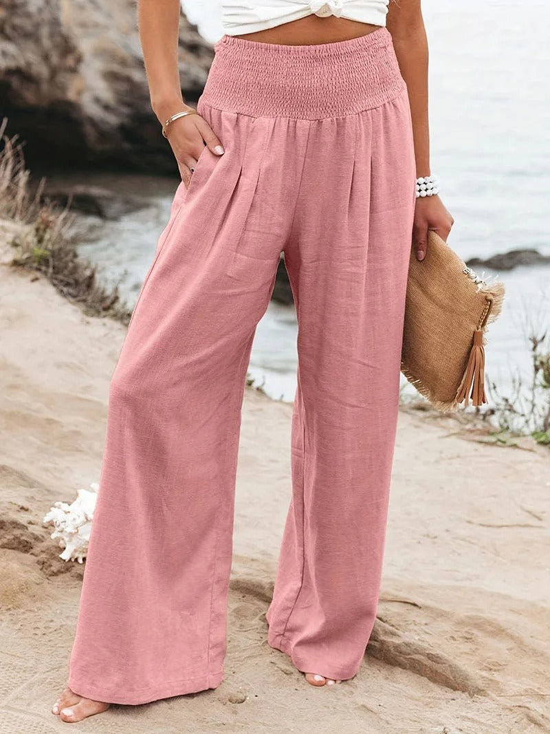 Nina | Palmera Linen Pants