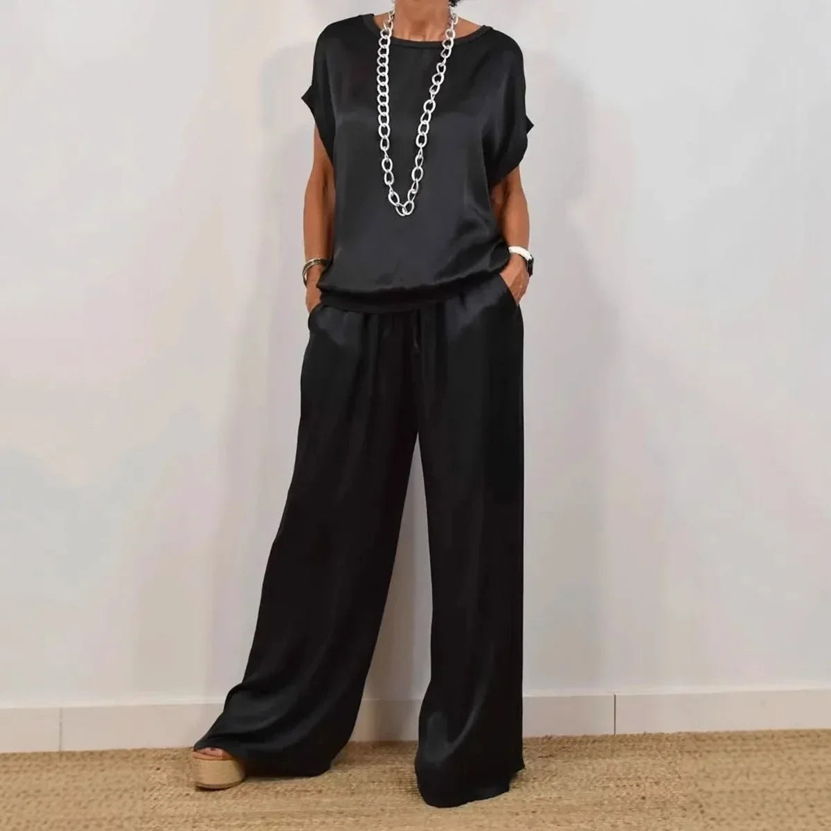 Layla™ - Casual Loose Satin Set