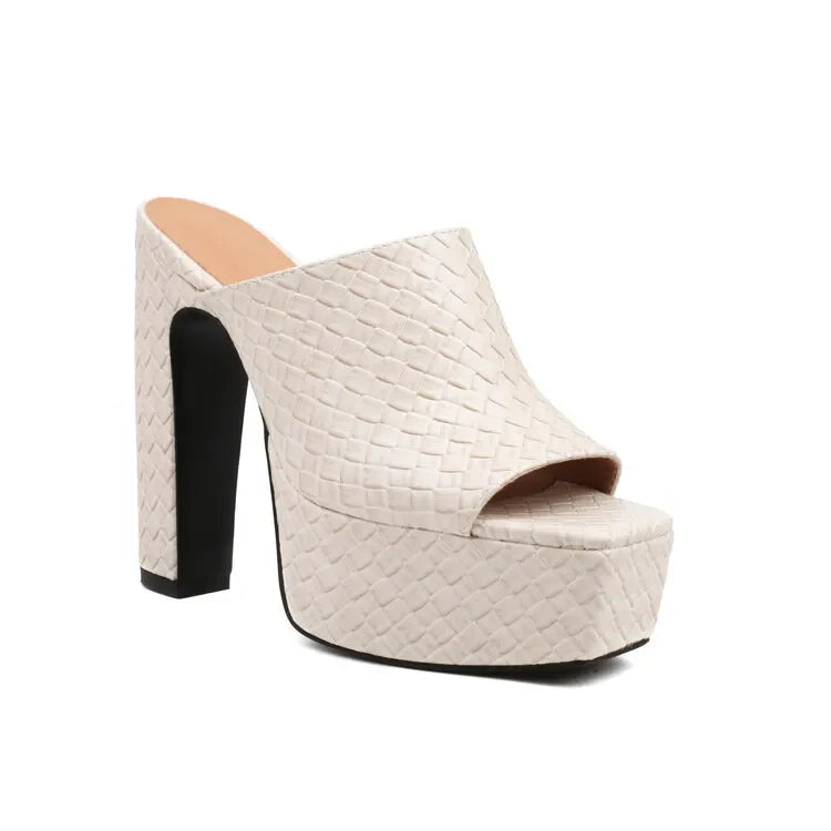 Brooke | Leather Platform Sandals