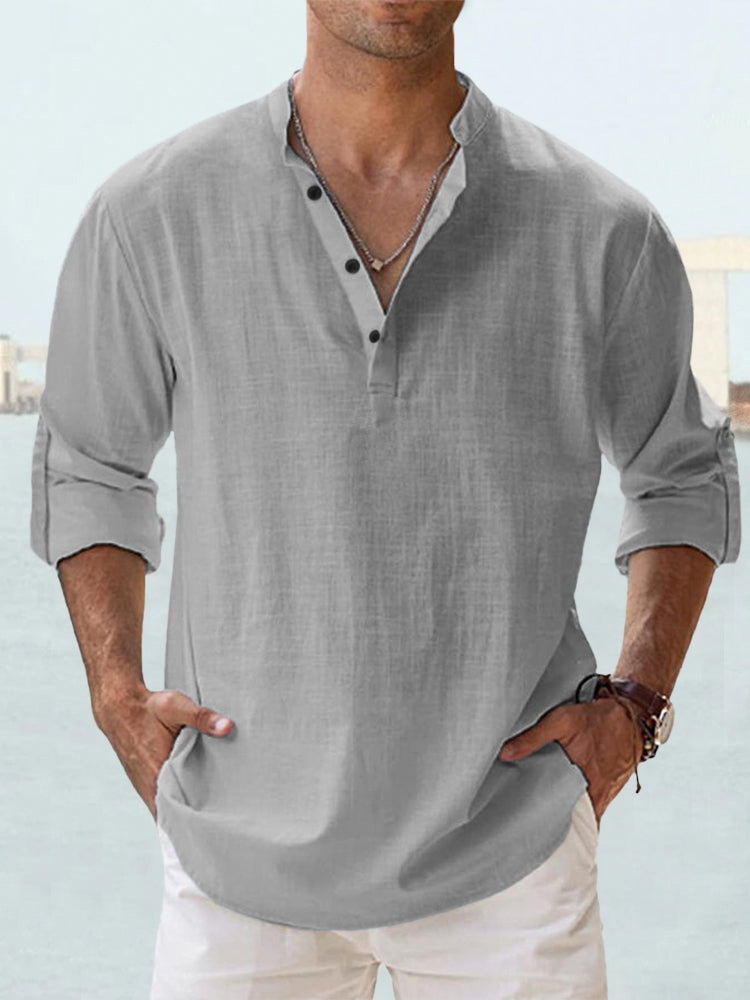 Oliver™ | Breathable Linen Shirt