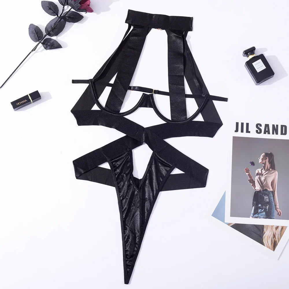 Fable - Halter Neck Bandage Bodysuit