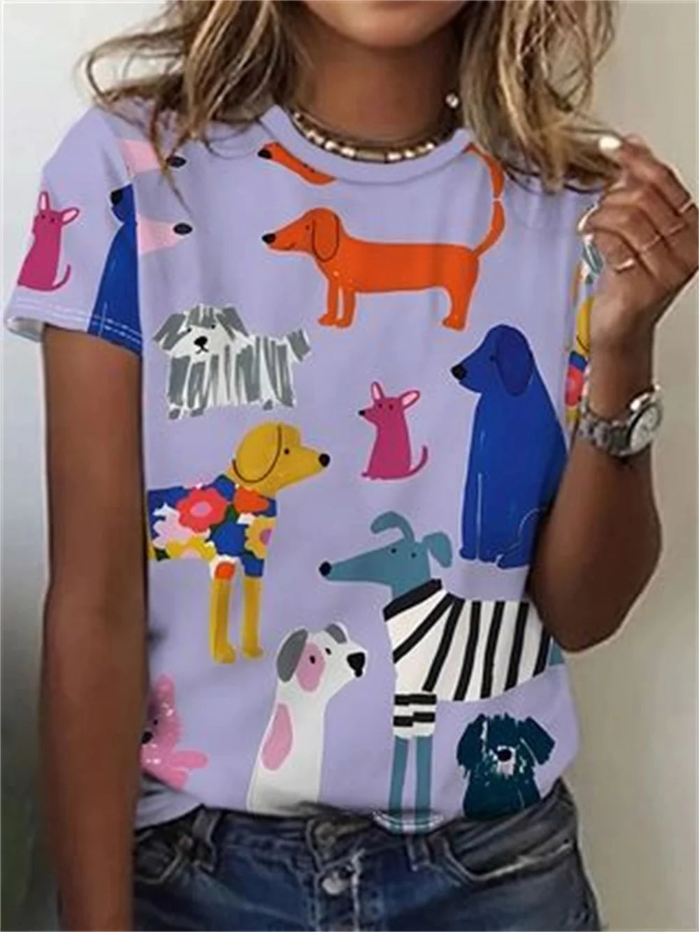 Zosia - Animal Print Nature-Inspired Top