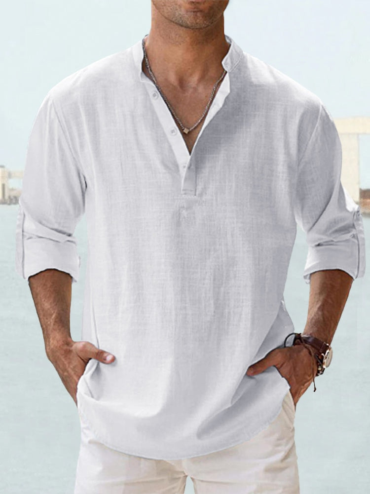 Oliver™ | Breathable Linen Shirt