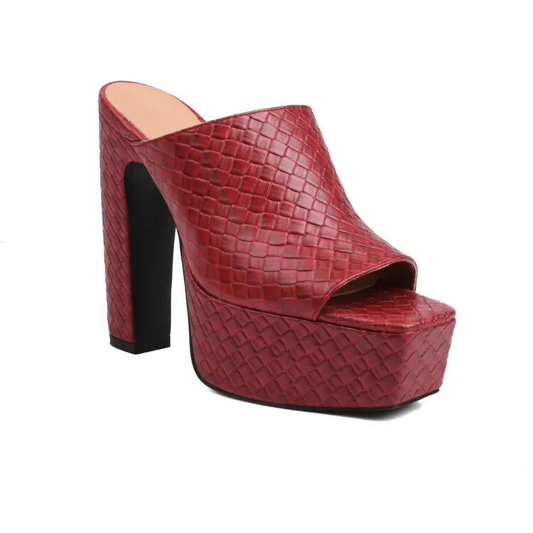Brooke | Leather Platform Sandals