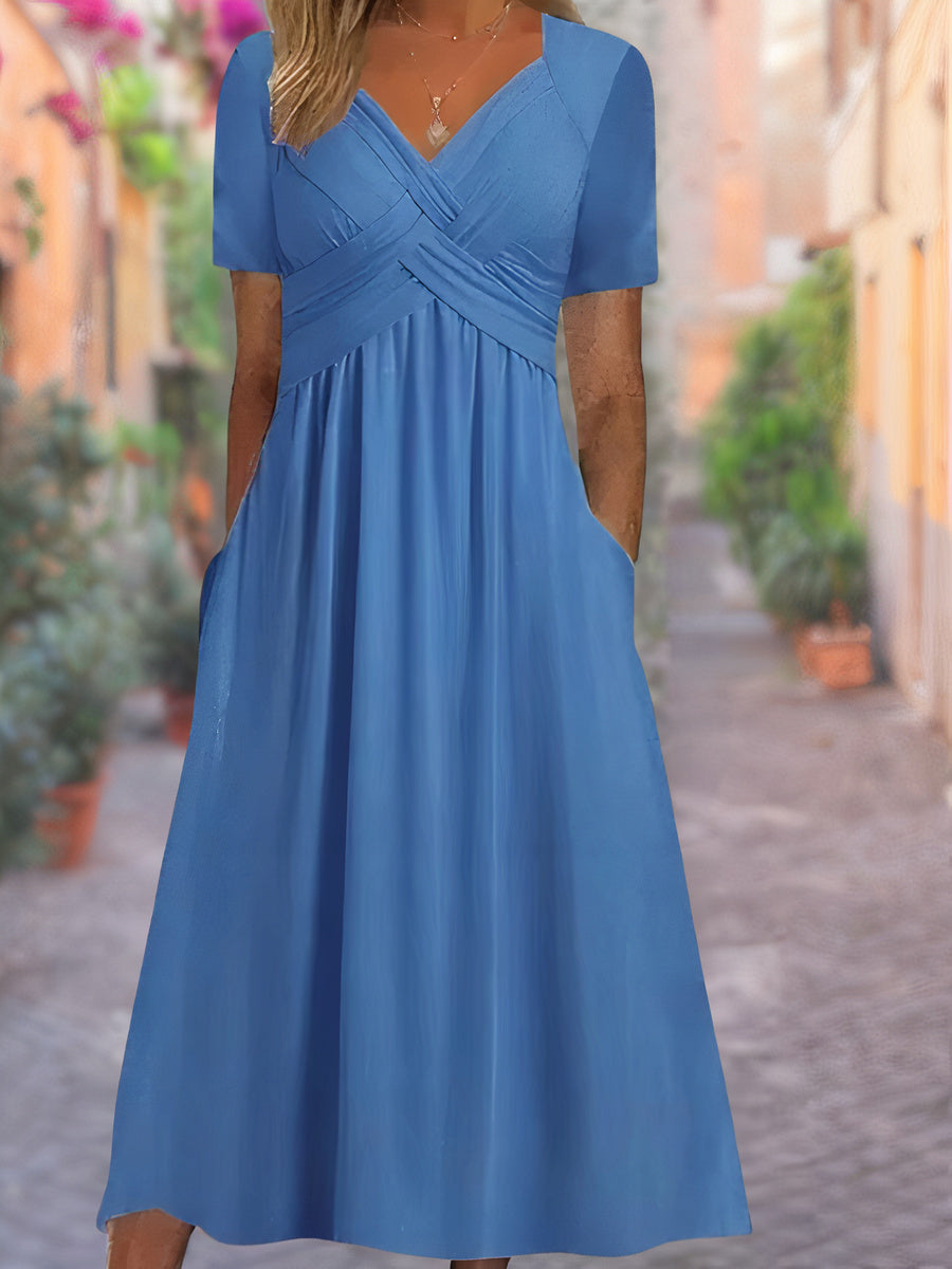 Amelia | Comfortable V-Neck Dress