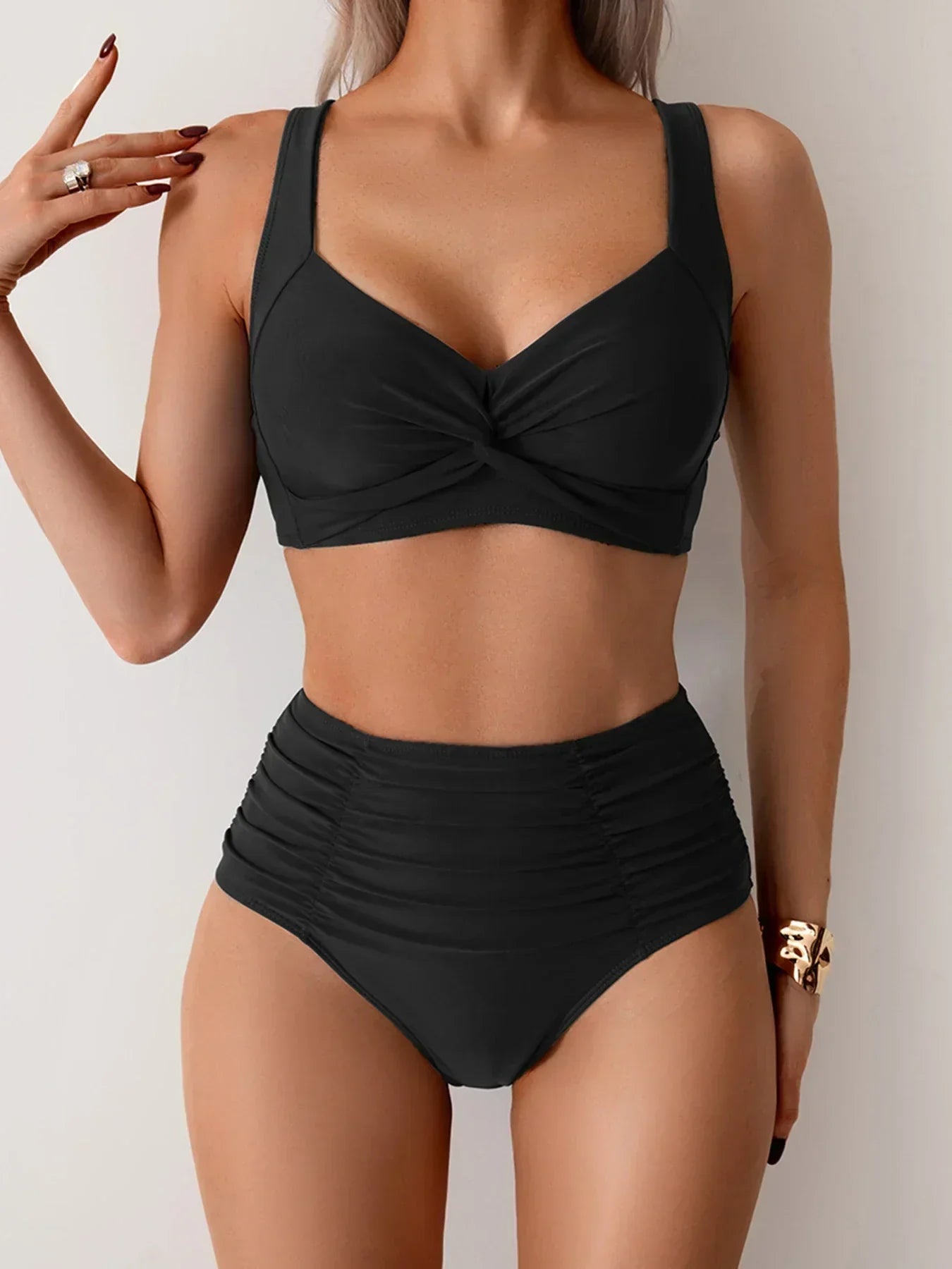 Flora | Ruffled Bandeau Bikini