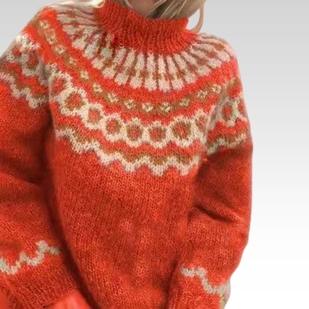 Olivia | Comfortable High Neck Sweater