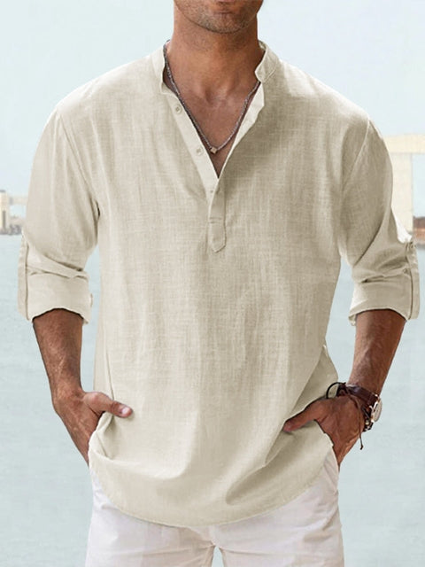 Oliver™ | Breathable Linen Shirt