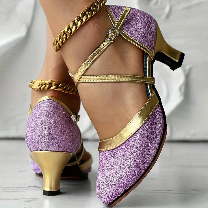 Talia | Elegant Chunky Heel Sandal